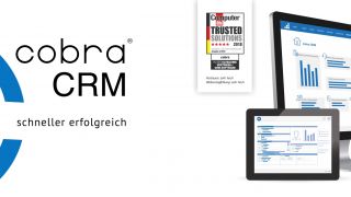 cobra-crm-logo-anwendung cobra CRM-Logo mit Bildschirmen