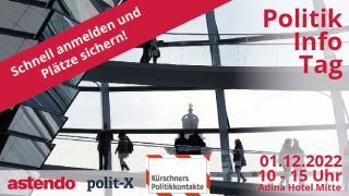 einladung-politik-infotag Einladung mit Reichstagskuppel im Hintergrund