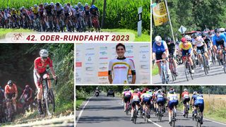 oderrundfahrt women's race-2023 Fotocollage von der 42. Oderrundfahrt