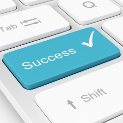 Success Button Der Success Button steht symbolisch fuer den Erfolg von cobra CRM fuer Politische Kommunikation